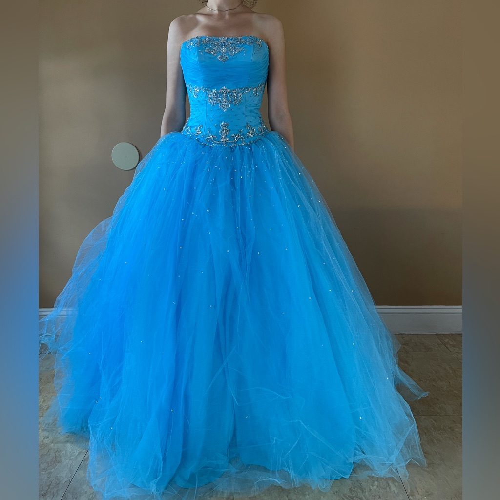 Light Blue Mori Lee Ball Gown